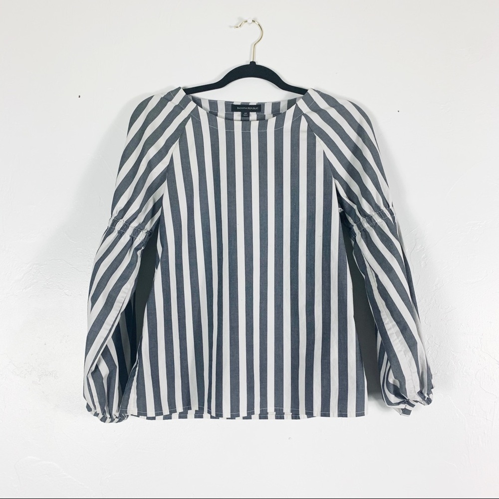BANANA REPUBLIC Striped Long Sleeve Top Size XS